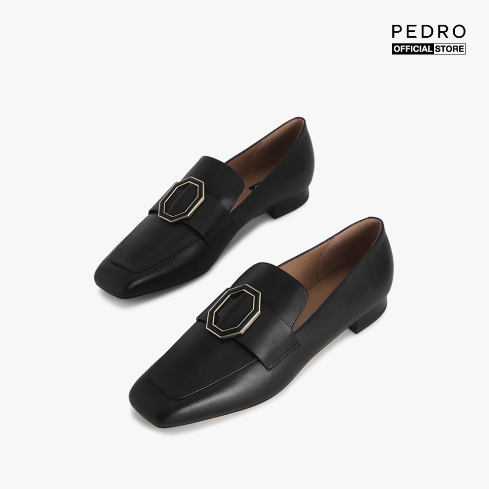 PEDRO - Giày đế bệt nữ mũi vuông phối quai ngang PW1-66480063-01