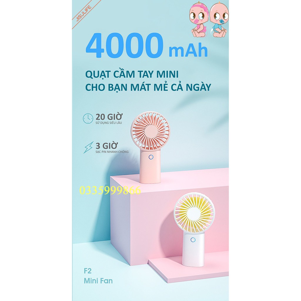 [GIÁ RẺ] QUẠT MINI CẦM TAY TỎA HƯƠNG THƠM SIÊU ÊM