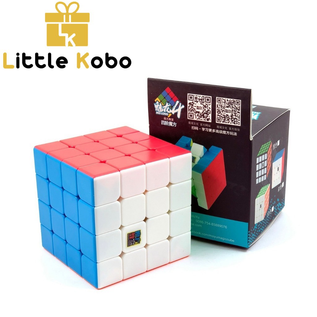 [HOT FREESHIP] Rubik 4x4 Stickerless MoYu MeiLong MFJS Rubik 4 Tầng
