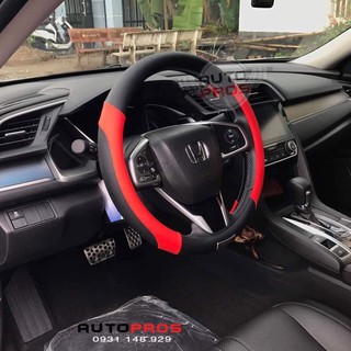 Bọc vô lăng Sparco SPC1113RS (Đen đỏ)