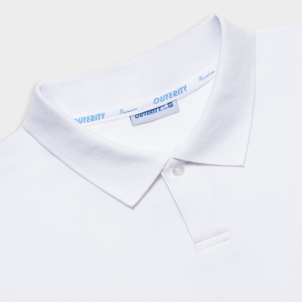 Áo polo nam nữ local brand unisex Outerity Little Contain vải cá sấu - ORT.B 710