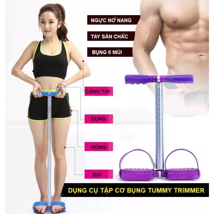 Dây kéo lưng, Dây tập thể dục, tập gym, tập cơ bụng thông minh tại nhà