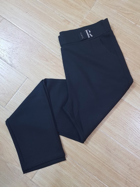 Quần tây thun big size lưng liền đính chữ R size lớn 60-80kg