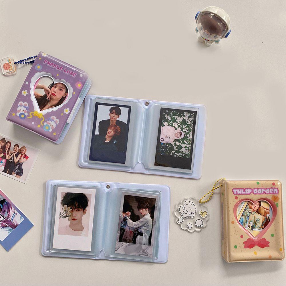 SUSANS Album Ảnh Bằng Pvc DIY Họa Tiết Ren Trái Tim Để Sưu Tầm Thẻ / Ảnh