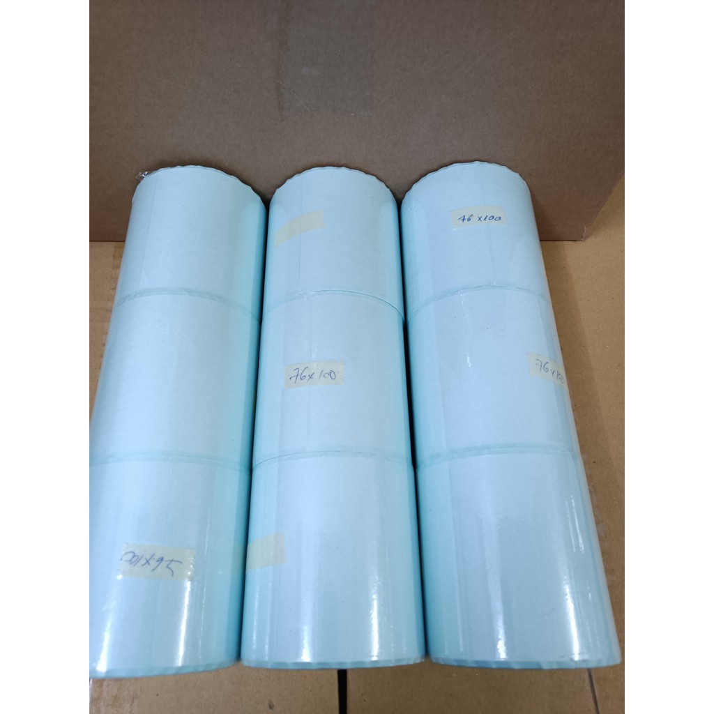 Decal Nhiệt 76×100 mm Block 5 Cuộn- Giấy In Đơn Hàng Shopee, Các Đơn Hàng Thương Mại Điện Tử