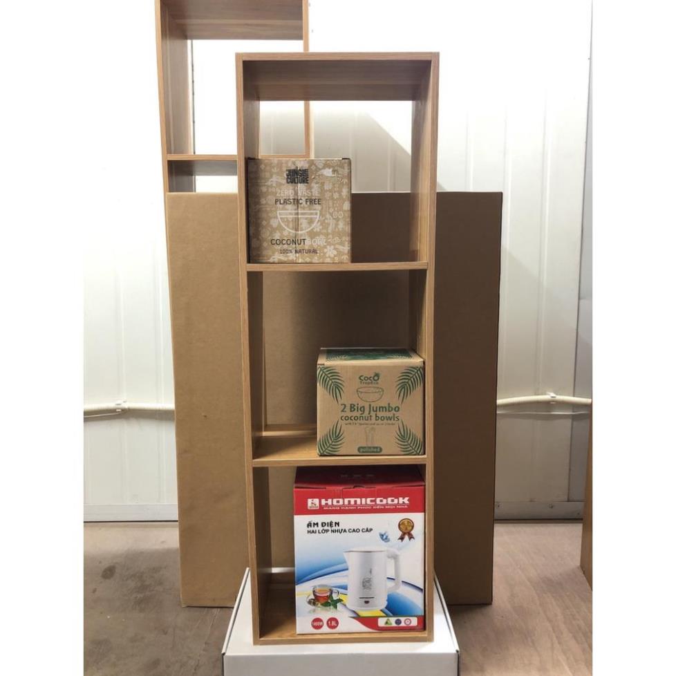 Kệ gỗ tổ ong 3 tầng, kệ sách tổ ong sang trọng, hiện đại, gọn gàng chất gỗ MDF dày 12mm  Big sale BIG SALE