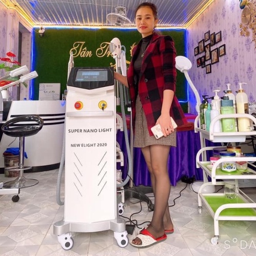 Máy Triệt Lông,Super Nano Light Máy 2 in1 Triệt Lông và Laser Xóa Xăm,Xóa Nám Tàn Nhang,