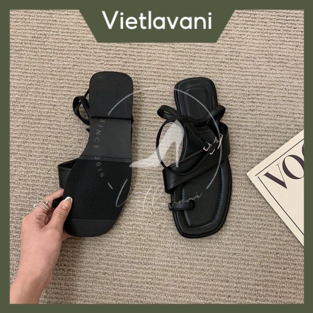 Giày sandal nữ mã HGS46 quai hậu kiểu dáng Hàn Quốc trend 2022