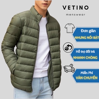 Áo phao lông vũ nam giữ ấm tốt, Áo phao siêu nhẹ cản nước cản gió