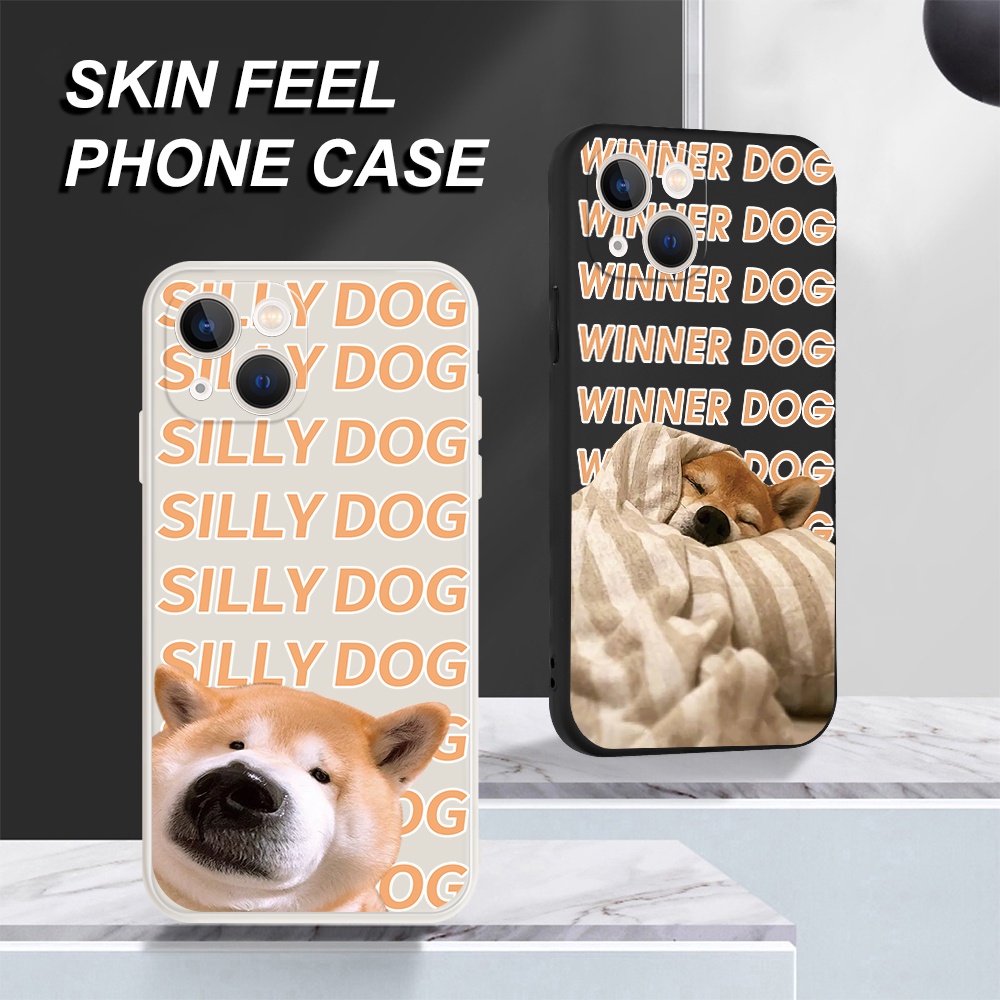 Ốp Điện Thoại Mềm Hình Cặp Đôi Mèo/Cún Đáng Yêu Cho iPhone 11 Pro Max 6s 6 7 8 Plus X Xr Xs Max SE 2020 SE 2022