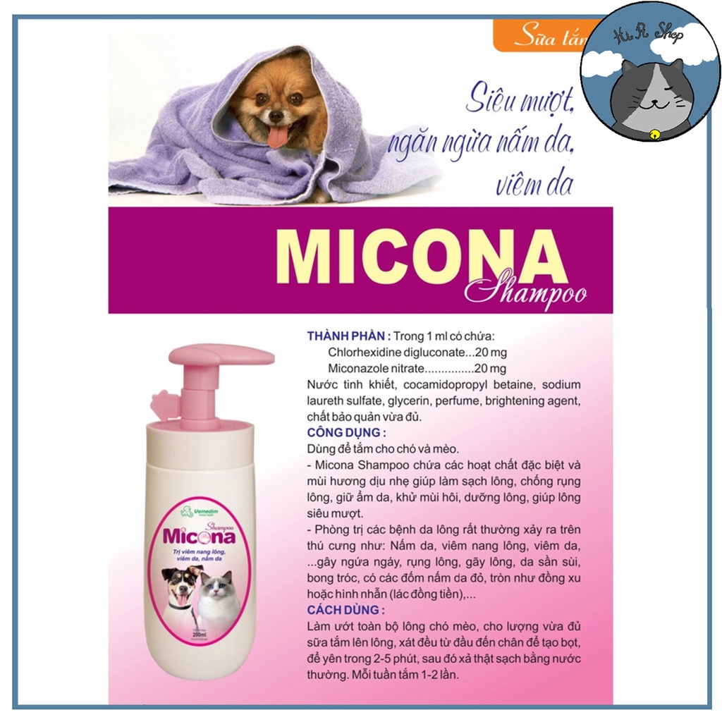 Sữa tắm Micona Nấm Da