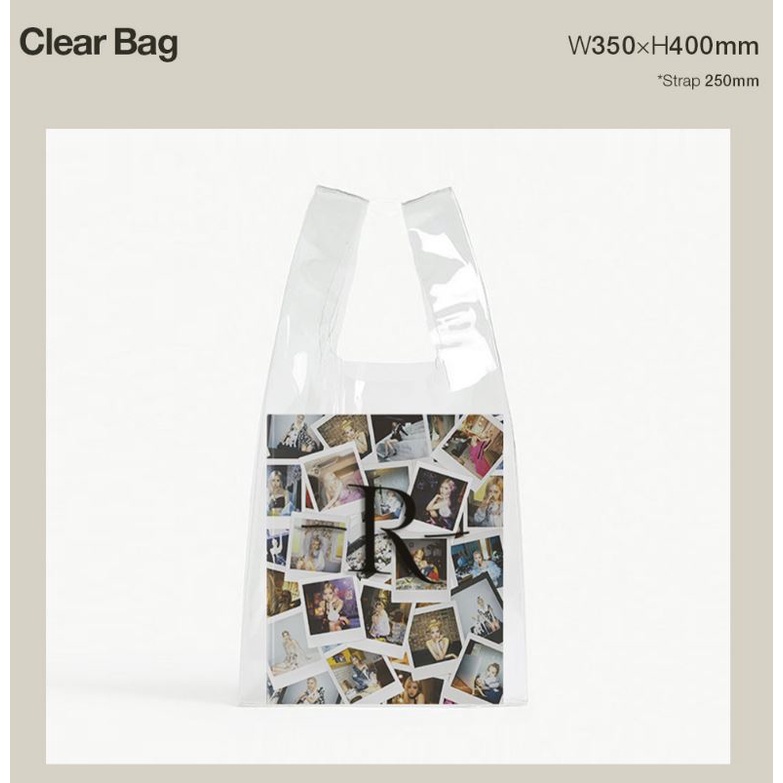 [Official] Túi xách trong suốt -R- BLACKPINK ROSÉ 1st pre clear bag