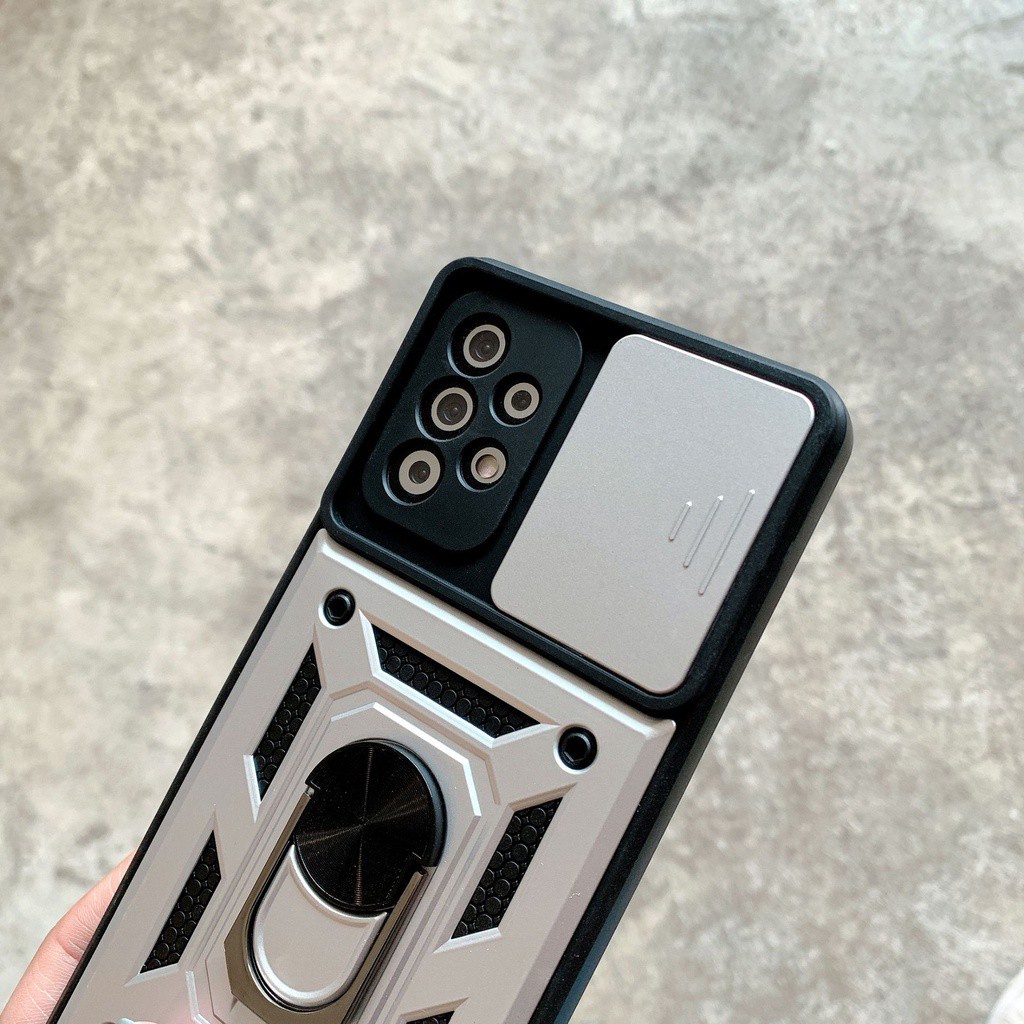 Ốp điện thoại kiểu giáp chống sốc có giá đỡ nam châm bảo vệ cho Samsung Galaxy A71 A51 A12 A31 A10S A20S A30 A20