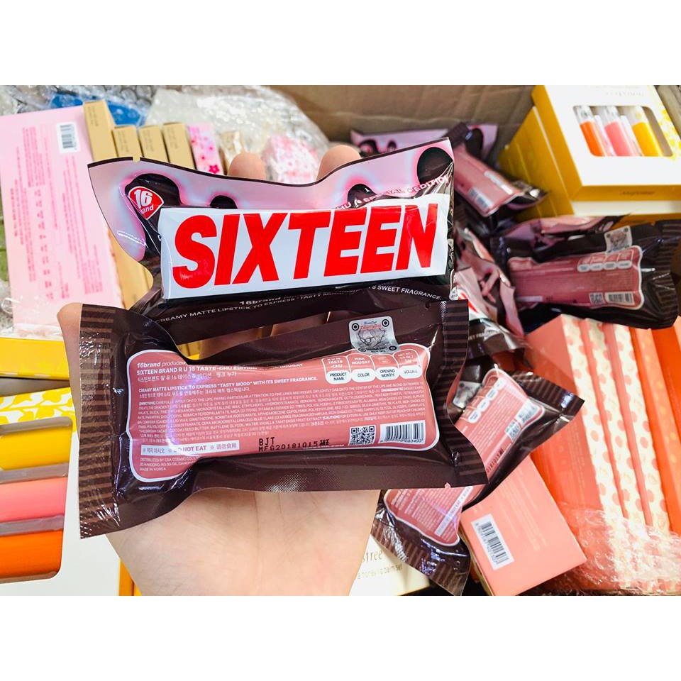 Son 16 Brand Sixteen Chu Edition Son Ống Bơ