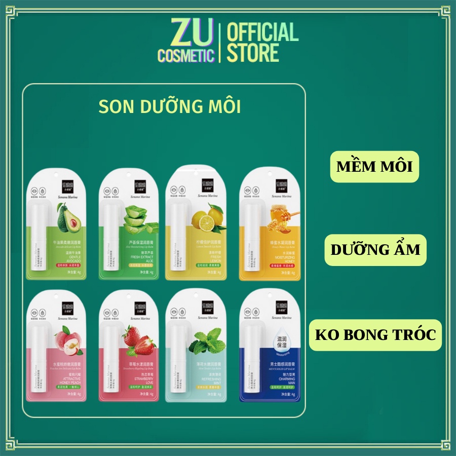 Son Dưỡng Môi BIOAQUA Mùi Đào Và Bơ Dưỡng Ẩm Chăm Sóc Và Phục Hồi Đôi Môi 2.7g