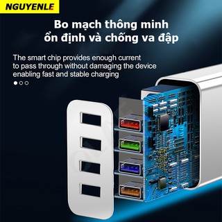 Củ Sạc Nhanh QC 3.0-4 Cổng USB