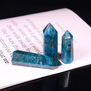 Trụ đá thanh tẩy Blue apatite