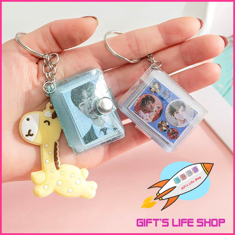 Móc Khóa Album Ảnh Mini Kèm 20 Ảnh In Theo Yêu Cầu [2Inch]