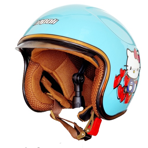 Mũ Bảo Hiểm Trẻ Em 3/4 Kính Âm Napoli N198 - BH Chính Hãng 12 Tháng