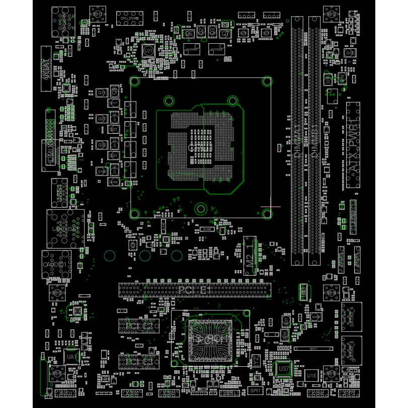 Sơ đồ mạch Boardview MS-7B53 rev 1.0 dùng cho thợ sửa chữa