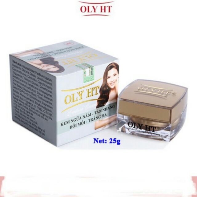 KEM NGỪA NÁM TÀN NHANG ĐỒI MỒI TRẮNG DA OLY HT (25g) đủ giấy