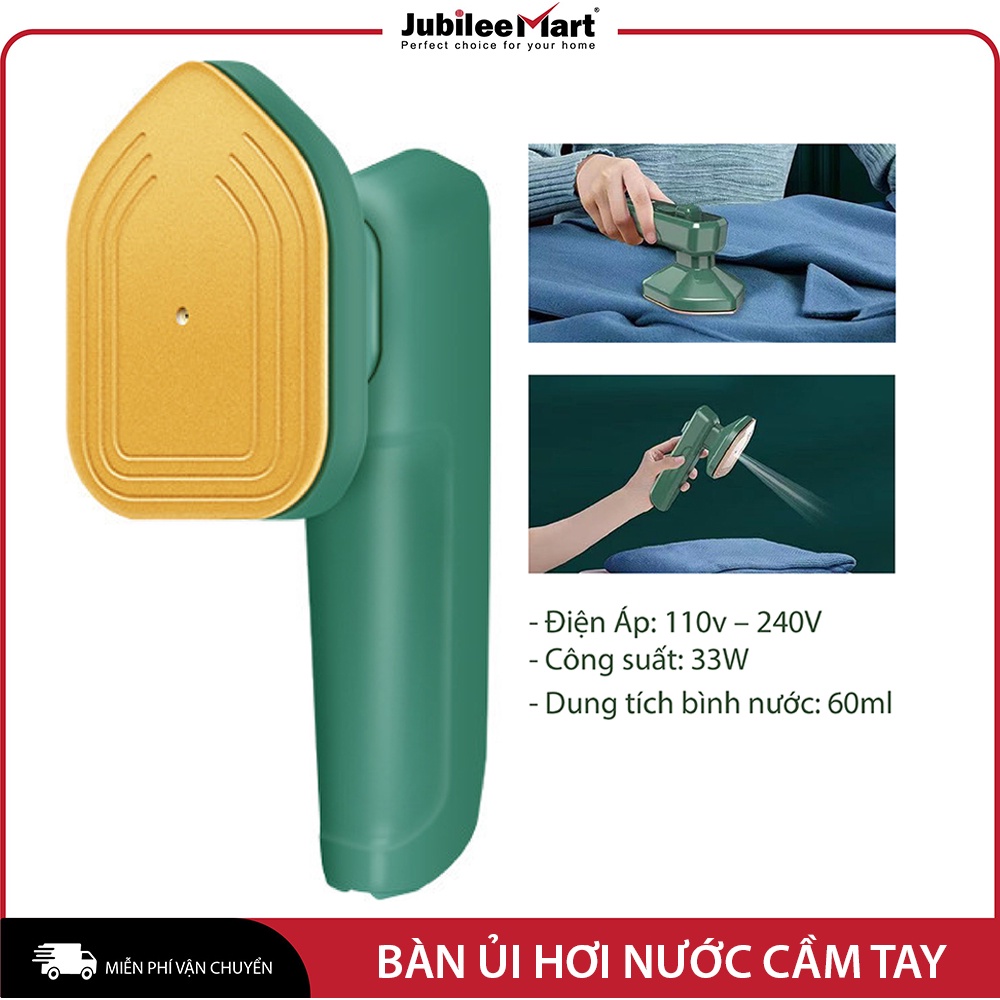 Bàn Là XANH Ủi Quần Áo Bằng Hơi Nước Cầm Tay Mini Siêu Tiện Ích Dễ Dàng Mang Theo Khi Đi Du Lịch - BH 1 ĐỔI 1