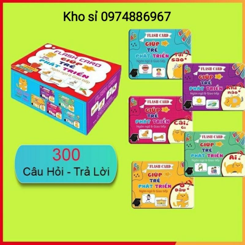 Bộ 300 Câu Hỏi và Trả Lời Flash Card 5 chủ đề