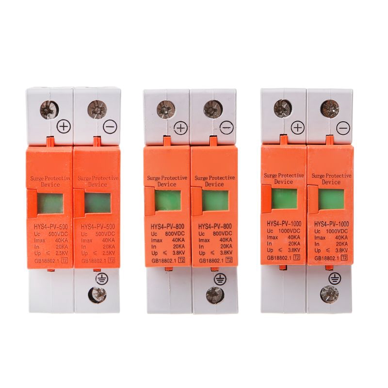 HYS4 Surge Protective Device SPD House DC Lightning Surge Protector 2 Pole 20KA~40KA