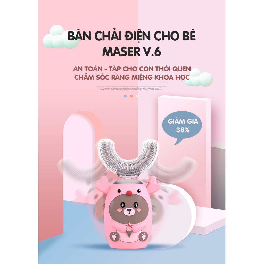 Bàn chải thông minh Maser V6 (Công nghệ Đức) .❤❤❤