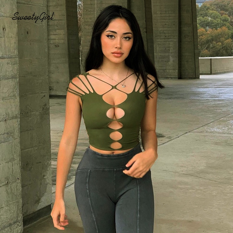 Áo Tank Top Hai Dây Màu Trơn 2022 Thời Trang Gợi Cảm Cho Nữ