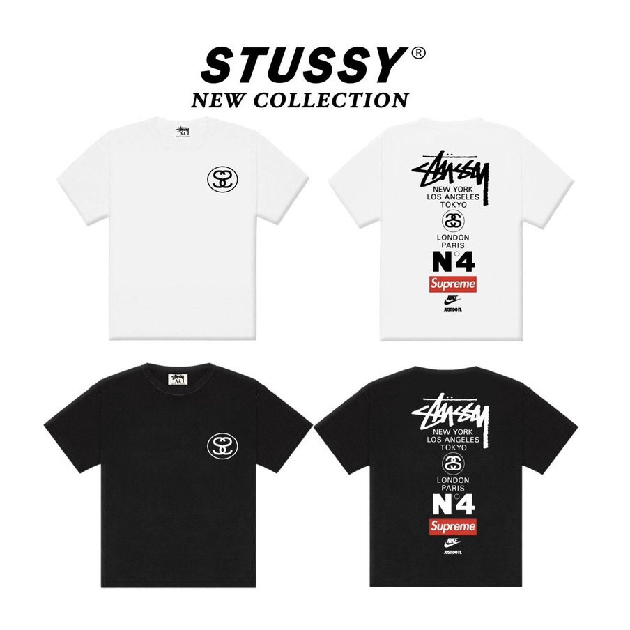 Áo Phông Nam Nữ | Tee Stussy bản 1:1 | Size M L XL