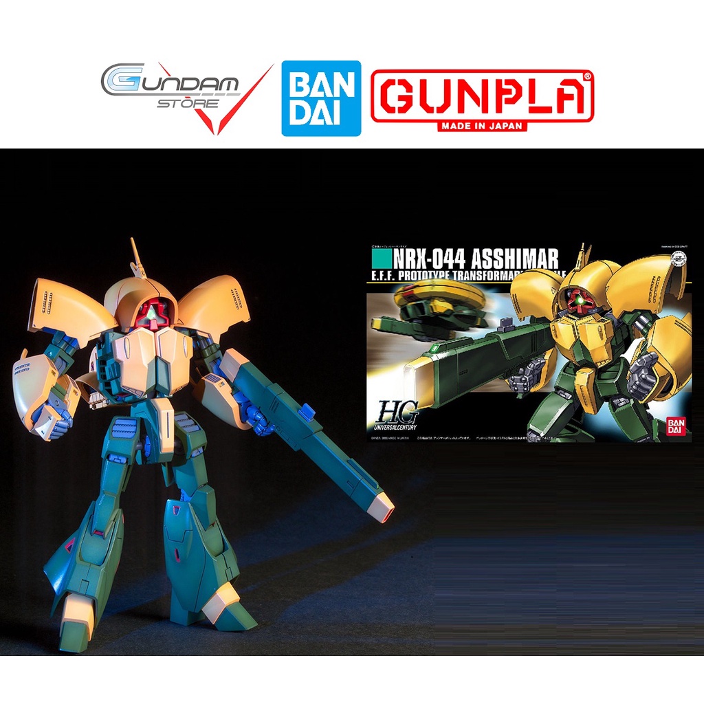 Mô Hình HG Asshimar NRX-044 Gundam Bandai 1/144 HGUC UC Đồ Chơi Lắp Ráp Anime Nhật