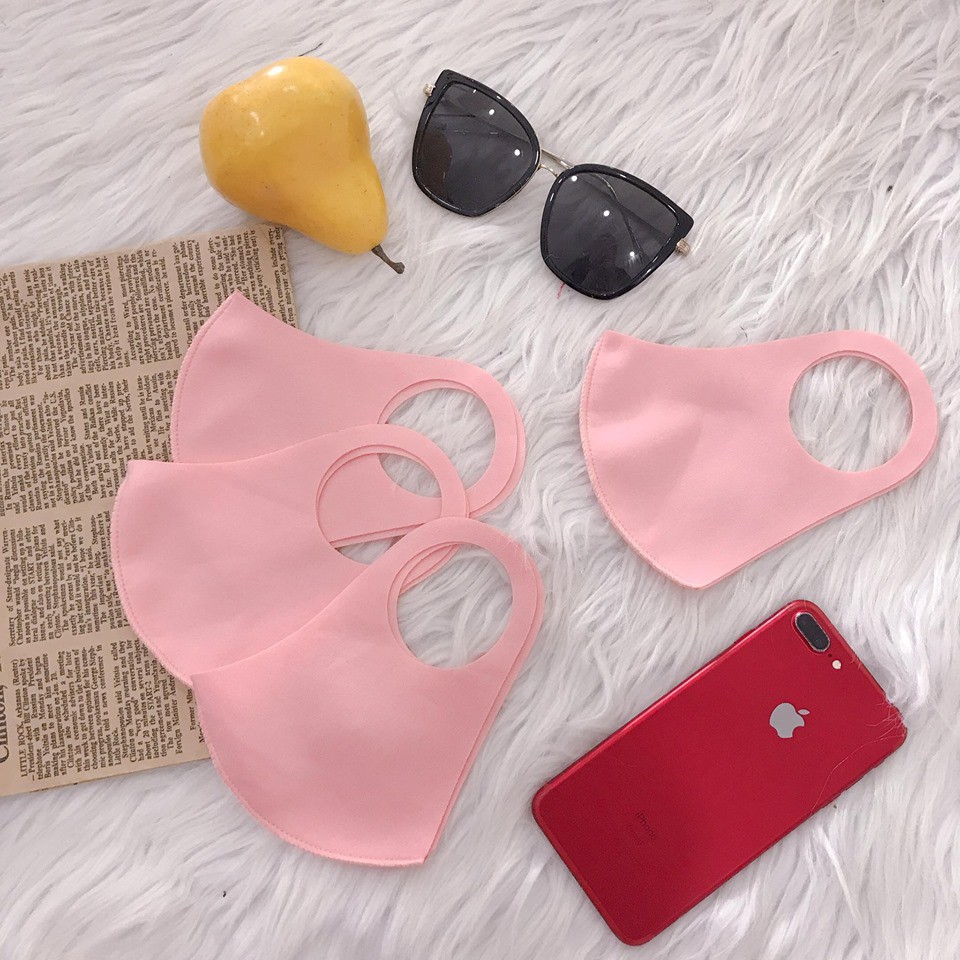 Khẩu trang MÀU ĐEN + HỒNG chống bụi - vi khuẩn cao cấp (03PK2X0301)