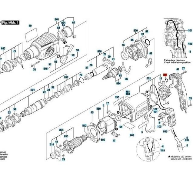 Chổi Carbon Bosch Gbh 2-22, 2-23, 2-24, 2-26, 3-28