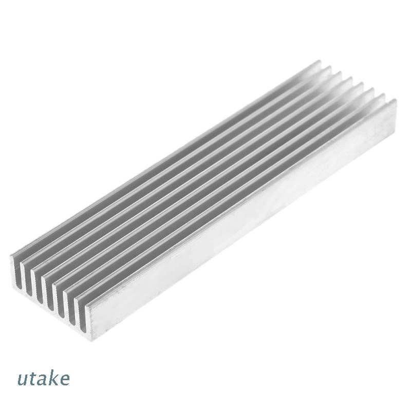 1 Cái Chip Nhôm Tản Nhiệt Utake 100x25 X 10mm Cho Đèn Led Ic