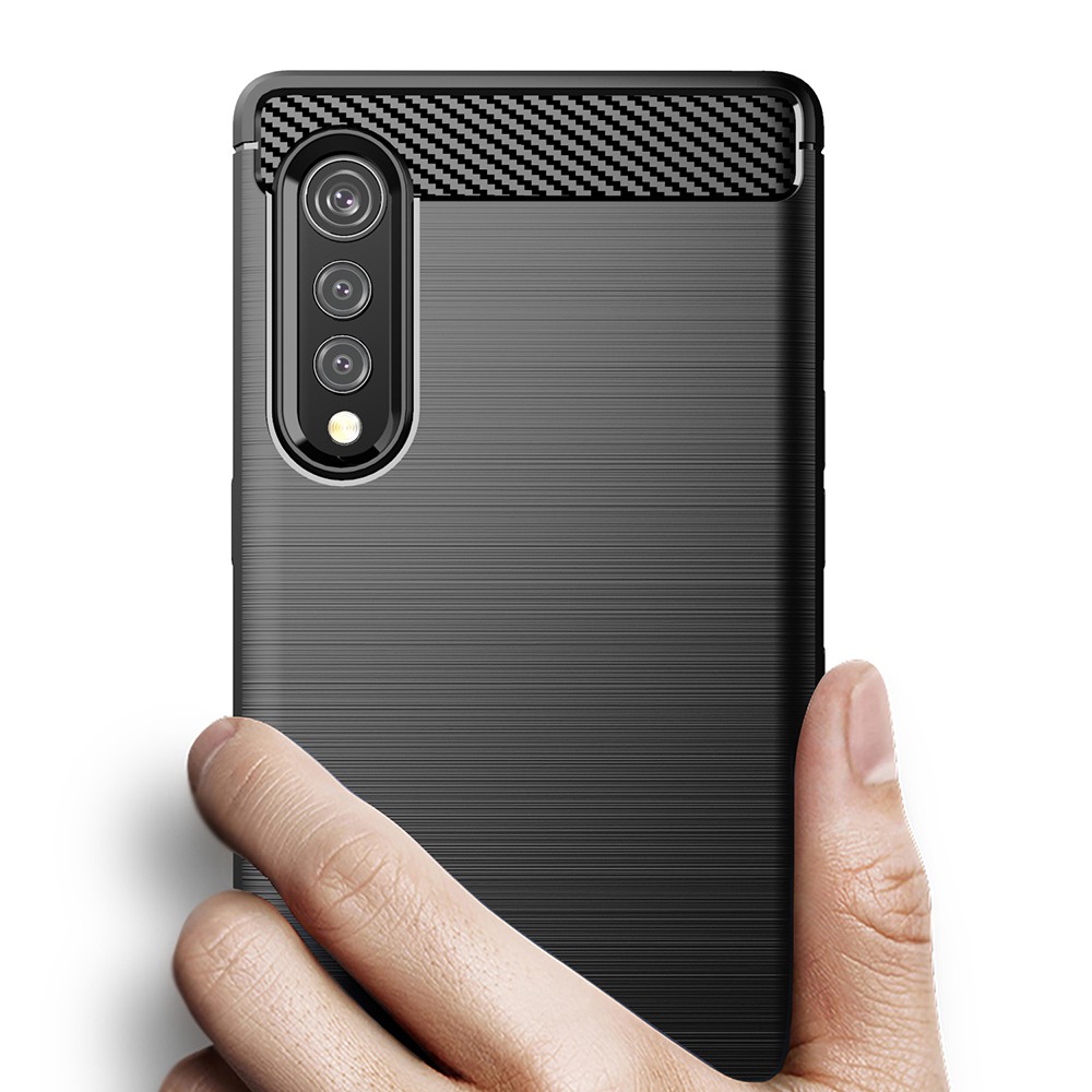 FREESHIP 50k_Ốp lưng LG Velvet, Ốp Cacbon phay xước chống sốc chống vân tay cho LG Velvet 5G