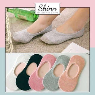 Tất vớ lười nữ Basic có cao su chống trượt ở gót