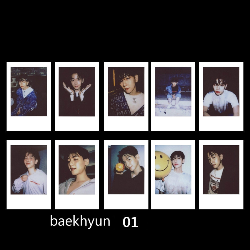 Ảnh giấy hình thành viên Baekhyun của nhóm nhạc EXO