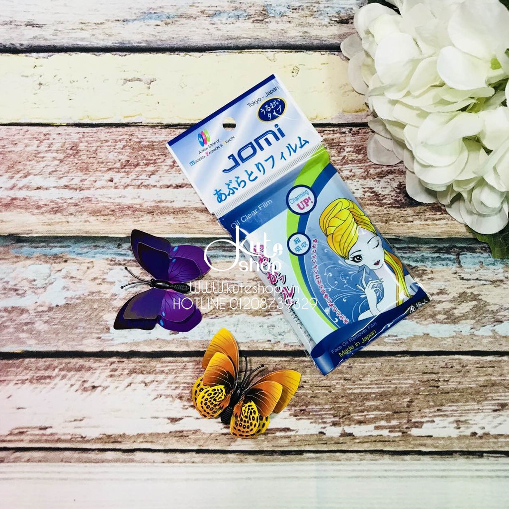 Giấy thấm dầu Oil Clear Film Jomi Nhật Bản 70 tờ