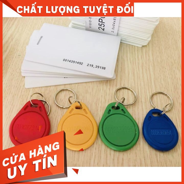 Thẻ RFID [ SAO CHÉP ĐƯỢC ] thẻ từ dạng móc khóa proximity dùng để sao chép ra vào thang máy, tầng hầm đỗ xe