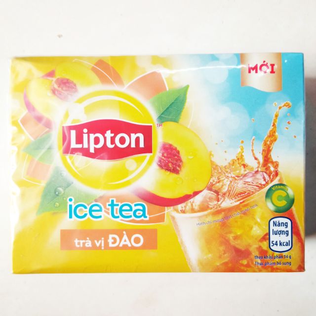 Combo 10 hộp trà Lipton Ice tea vị đào .