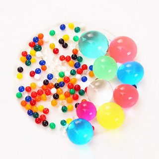 1 Package Absorbent Beads Multicolor Bubble Big Beads Non-toxic Kids Toys JP0598