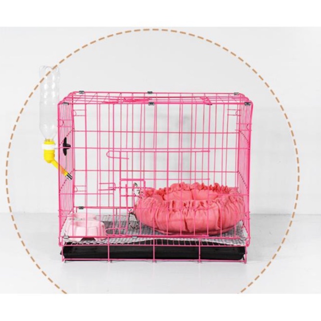 [ TẶNG KHAY VỆ SINH] Lồng chó mèo 50x35x42cm, dành cho chó mèo dưới 5kg