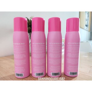 Xịt giữ Makeup Morphe Jeffrree Star Set & Refresh Mist (bill Mỹ)