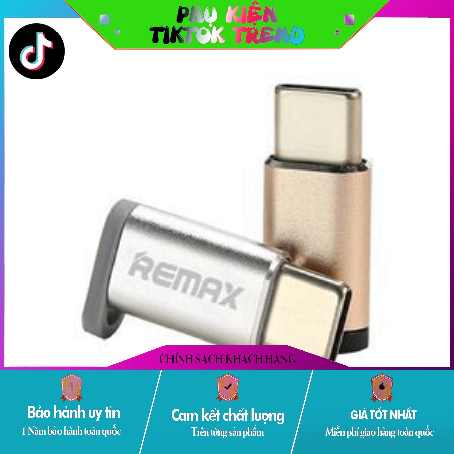 [TIKTOK TREND] - [ GIẢM GIÁ ] ĐẦU ĐỔI MICRO USB -> TYPE-C REMAX (RA - USB1) hàng auth nhé