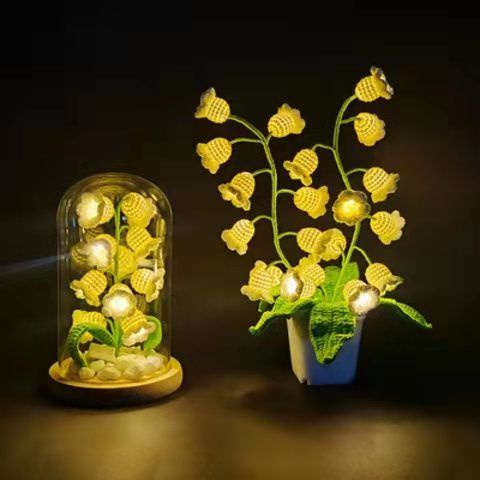 Bình Cắm Hoa Lily Đan Len Thủ Công diy#đèn ngủ#len đan#đồ handmade tự làm#quà tặng bạn gái#đan len handmade#hoa len#len handmade#đèn hoa#hoa len handmade