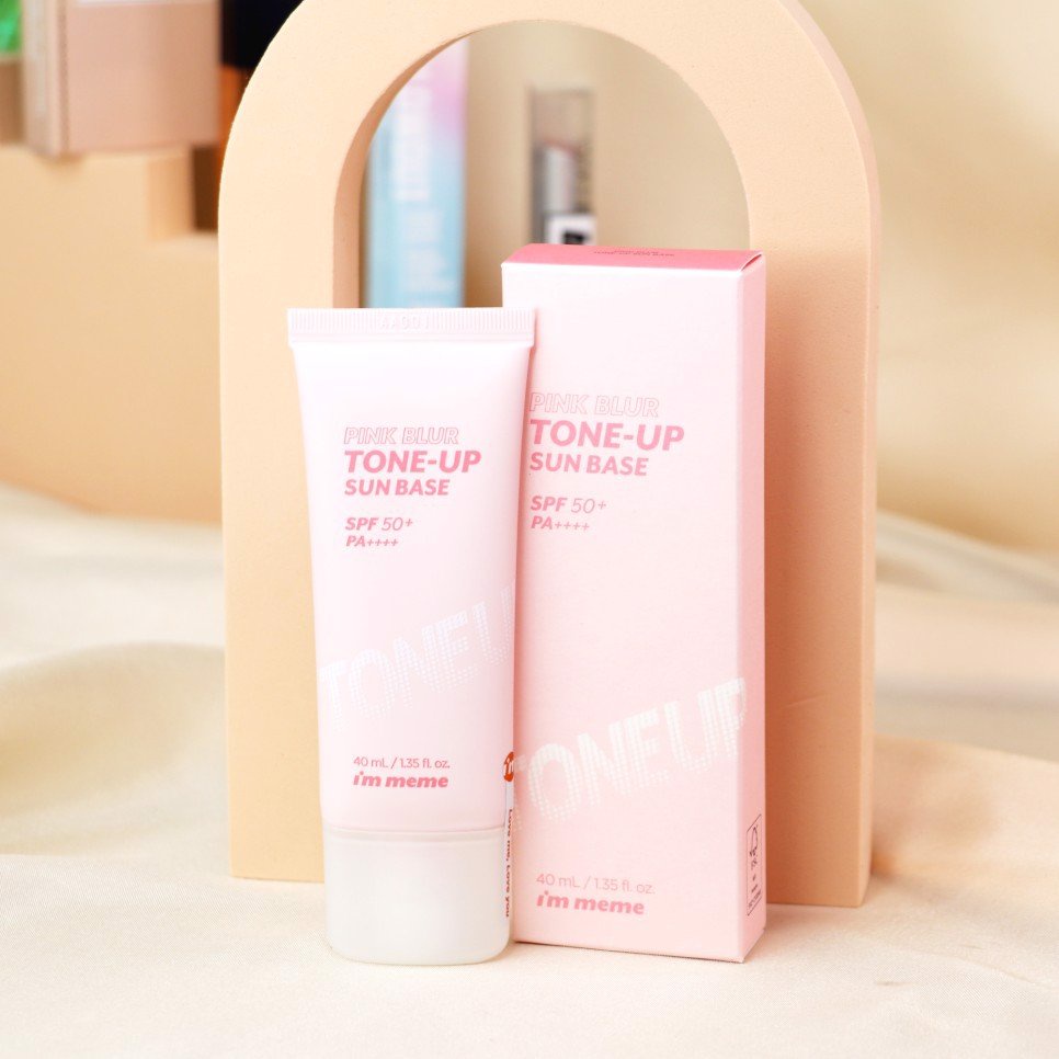 Kem Chống Nắng Nâng Tông Trắng Hồng I'm Meme Pink Blur Tone-Up Sun Base SPF50+/ PA++++ 40ml