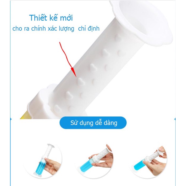 Gel thơm KHỬ KHUẨN, KHỬ MÙI, DIỆT KHUẨN bồn cầu tiện dụng thông minh với 5 loại hương thơm dễ chị
