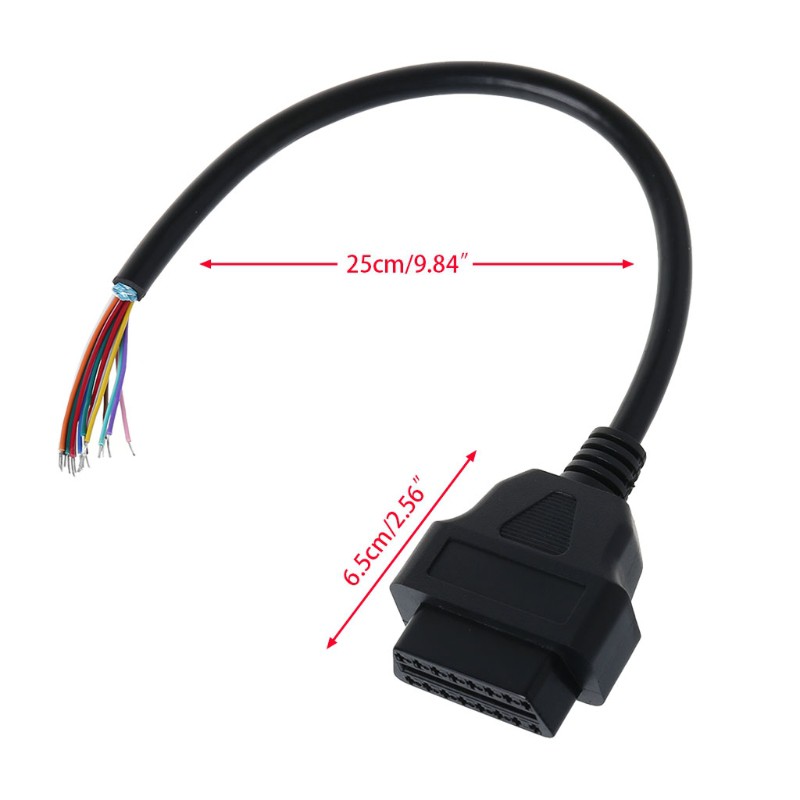 Dây cáp chẩn đoán OBD2 16Pin mở rộng cho xe hơi