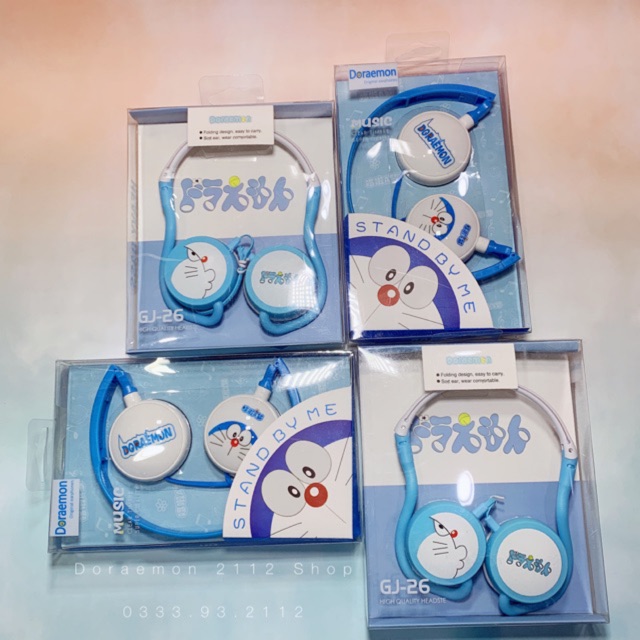 Tai nghe Headphone Doraemon